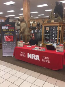 NRA Membership drive at Scheels